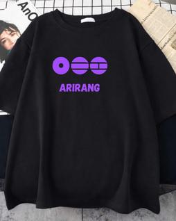 Camiseta ARIRANG BTS World Tour 2026 Aesthetic Unissex