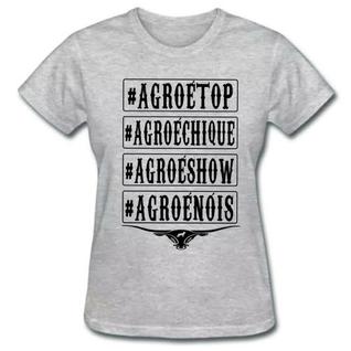 Camiseta baby look feminina agro é top roça pecuária