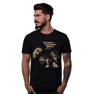 Camiseta Banda Creedence Clearwater Revival Bomber Country Rock