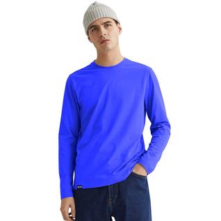 Camiseta Básica Masculina Manga Longa T-Shirt Estilo Conforto Slim Fitness