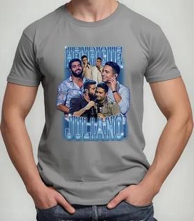 Camiseta Camisa Adulto Feminina Masculina Algodão Show Sertanejo Dupla Henrique E Julian o