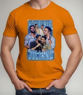Camiseta Camisa de Algodão Adulto Masculina Feminina  Show Sertanejo Dupla Henrique E Juli