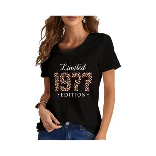 Camiseta Feminina Com Estampa De Leopardo, Gola Redonda, Estilo Harajuku, Streetwear, Ediç