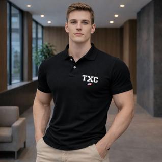 Camiseta Gola Polo Masculina Camisa Texas Txc Farm Cores