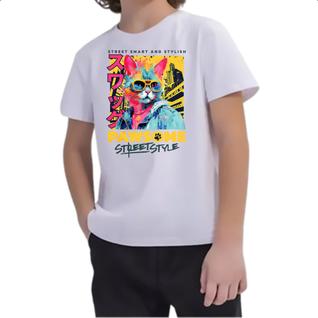 Camiseta Infantil Pawsome Street Style