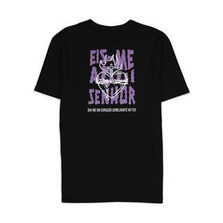 Camiseta Jesus Oversized Streetwear Masculina Feminina camisa 100% Algodão Eis-me aqui Sen