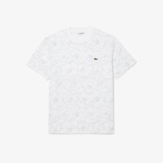 Camiseta Lacoste de estampa floral de caimento clássico