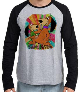Camiseta Manga Longa blusa Bob pai Bob filho