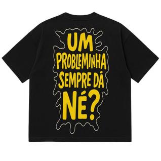Camiseta Oversized Premium 100% Algodão com Estampa DTF - Probleminha