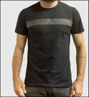 Camiseta Preto Stripe