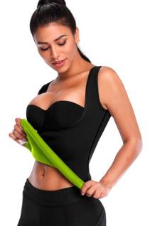 Camiseta Regata Modeladora Feminina Emagrece Sauna Mbfit