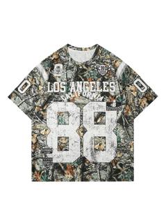 Camiseta SOLY HUX Y2k Jersey para homens cáqui tamanho GG
