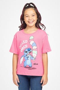 Camiseta Stitch Infantil Chilled Vibes - Fakini