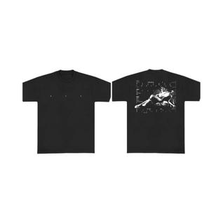 Camiseta Unissex De Moda Esportiva Com Notas Musicais Amarelas Estilo Y2K Harajuku - Prese