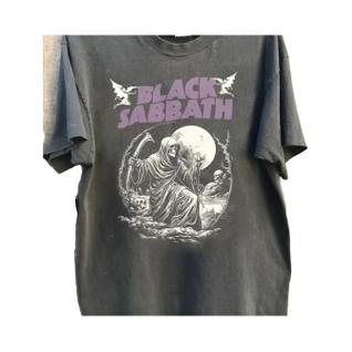 Camiseta Unissex Vintage Dos Anos 80 Da Banda Black Sabbath Heavy Metal Em Algodão Moda De