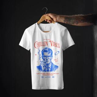 Camiseta Y2k Chillin Vibes - Moda Retrô By Nerd Chic Geek