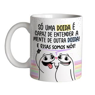 Caneca 325ml Flork Só uma doida é capaz de entender a mente