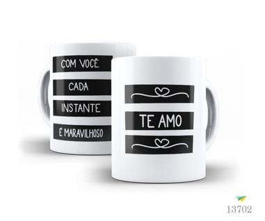 Caneca Delicadeza Monocromática