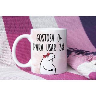 Caneca Porcelana Xícara Personalizada Flork Gostosa D+ Para Usar 38 Divertida Presente- ME