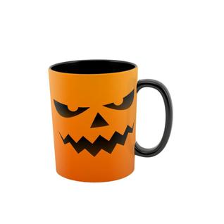 Caneca Rosto de Abóbora Terror  Entre no Clima do Halloween!