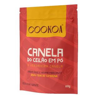 Canela Do Ceilão Cookoa Cinnamomum Zeylanicum 60g Sem Glutén