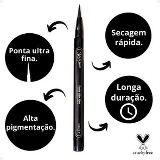Caneta Delineadora Luisance 365 Ponta Ultra Fina Preto L17001