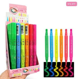 Caneta Delineadora Neon Colorida Yoyomaquiamor COR:LARANJA,