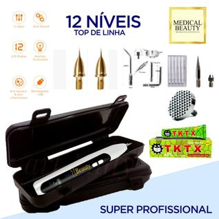 Caneta jato de plasma top md2020 +maleta + acessorios anvisa