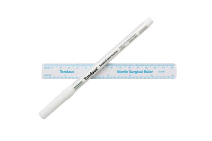 Caneta marcação sobrancelha cor branca ponta 1.0mm ts05 05un