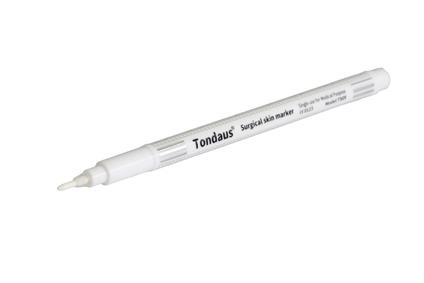 Caneta marcação sobrancelha cor branca ponta 1.0mm ts05 50un