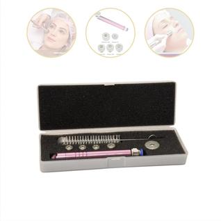 Caneta Peeling Diamante Corpo Alumínio Rosa 5 Ponteiras