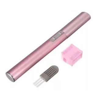 Caneta ROSA Depiladora De Sobrancelhas Skysuper Na Cor Rosa