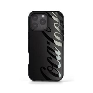 Capa Magcase Coca-Cola para iPhone 16 Pro - Preta