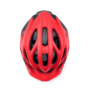 Capacete Absolute WILD c/ Led - Vermelho/Preto fosco