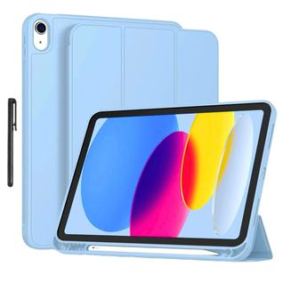 Capinha maleável slim + caneta touch para iPad 11 A16 - 2025