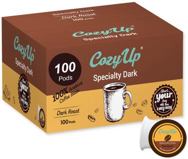 Cápsulas de Café Cozy Up Specialty Dark 100 Unidades K-Cup