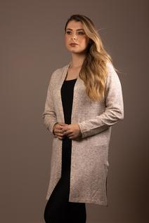 Cardigan Tricô Flocos dos Sonhos Flocada