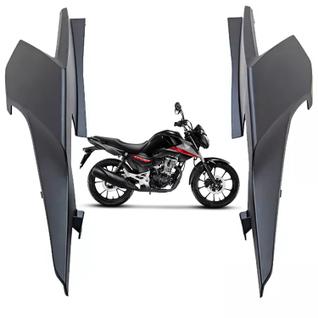 Carenagem Tampa Lateral Traseira Rabeta Honda Cg Titan 160 Cinza Tornado 2022 2023 2024