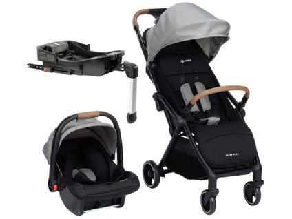 Carrinho de Bebê com Bebê Conforto Safety 1st Travel System Spark Plus Trio até 15kg