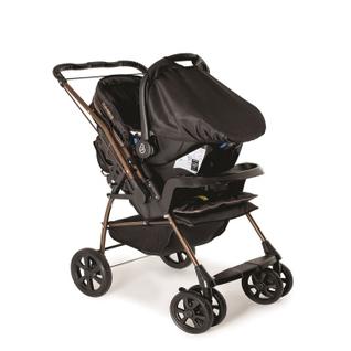 Carrinho Milano Rev III Travel System Preto Cobre Galzerano