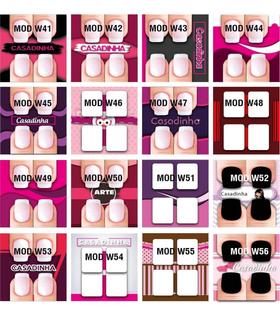 Cartões Para Adesivo De Unha Artesanal Filha Única