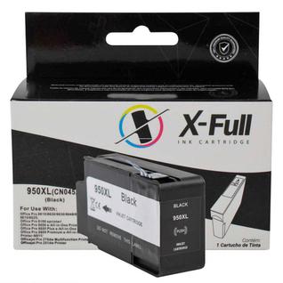 Cartucho de Tinta X-Full Compatível com 950xl 950 para Impressora 8600 8600w 8100 8620 861