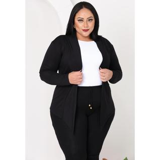 Casaquinho Cardigã  Senhoras Feminina Malha Viscolycra