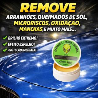 Cera Alien Espelhamento Cerâmico Riscos Queimadura Sol Repele Água Cera Carnauba Automotiv