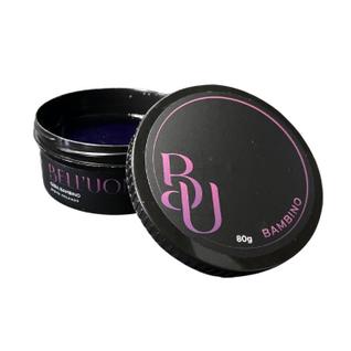 Cera bambino bel'uomo (fixação média e efeito molhado) pomada para cabelo 80g