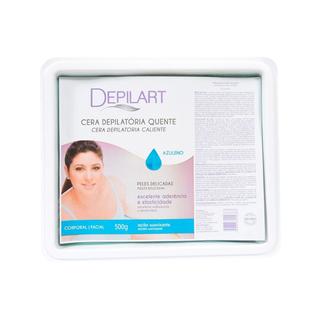 Cera Depilatória Quente Azuleno 500g - Depilart