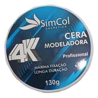 Cera Modeladora Simcol 4k 130g Maxima Fixação Profissional