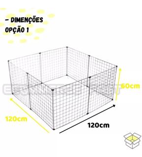 Cercadinho Para Porquinho Da Índia Tela Aramada 120x120