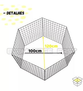 Cercadinho Para Porquinho Da Índia Tela Aramada 60x120