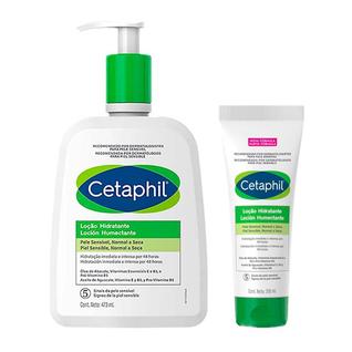 Cetaphil Loção Hidratante Kit  Hidratante para Pele Normal a Seca + Hidratante para Pele S